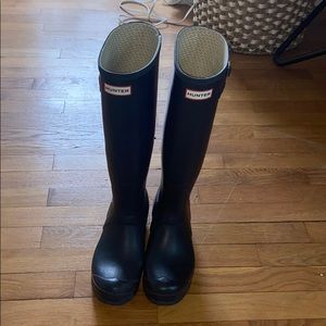 Original Tall Navy Blue Hunter Boots